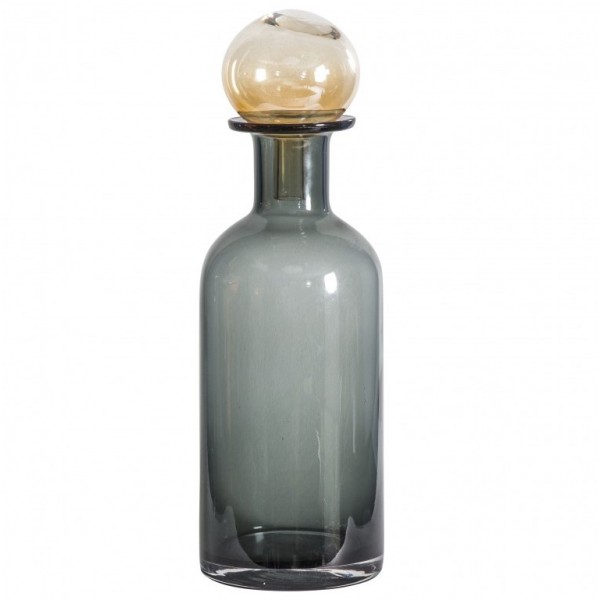 Elma Bottle with Stopper Grey Brown